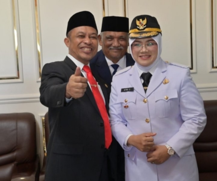 Saat Hadiri Pelantikan Bupati Siak, Wabup Bagus Santoso : Selamat dan Tahniah