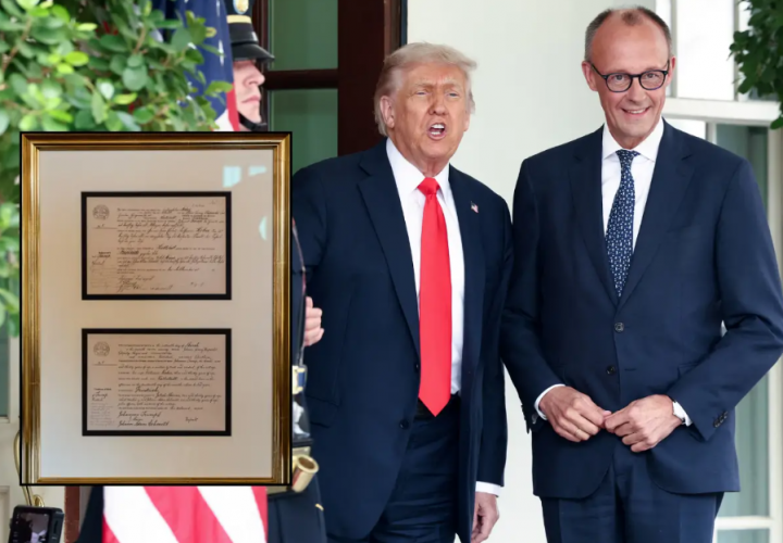 Kanselir Jerman Hadiahkan Akta Kelahiran Kakeknya ke Donald Trump, Ini Alasannya