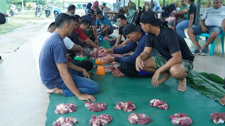 Rayakan Iduladha 1446 H, Dandim 0322/Siak Tebar Makna Kurban: Dari Salat Berjamaah hingga Wujud Kepedulian Sosial