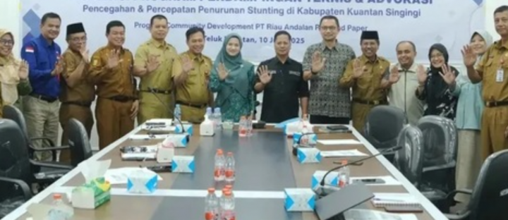 PT RAPP Dukung 66 Posyandu dan 12 Puskesmas, Komitmen Kuat Atasi Stunting di Kuansing