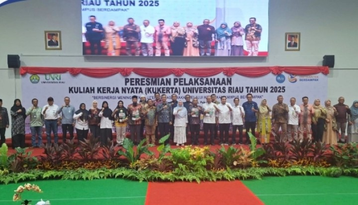  Pemkab Bengkalis Hadiri Peresmian Kukerta UNRI Tahun 2025