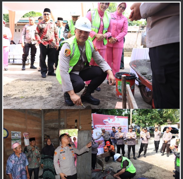 Hadiah HUT Bhayangkara ke-79, Rumah Barua Untuk Warga Dayun