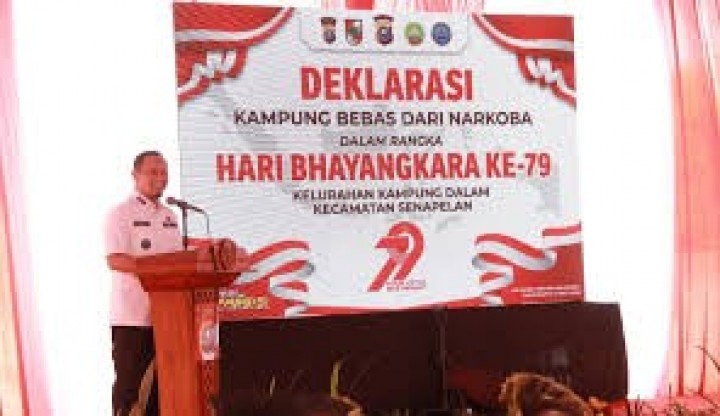 Bukan Lagi Sarang Narkoba, Agung Nugroho Deklarasikan Kampung Dalam Harus Berubah