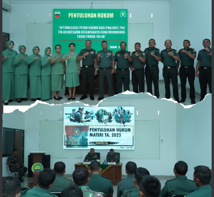 Perkuat Moral dan Hukum, Kodim 0322/Siak Edukasi Prajurit dan Persit Lewat Penyuluhan