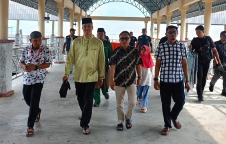 Penutupan MTQ, Bupati Bengkalis Sambut Kedatangan Pj Sekda Riau