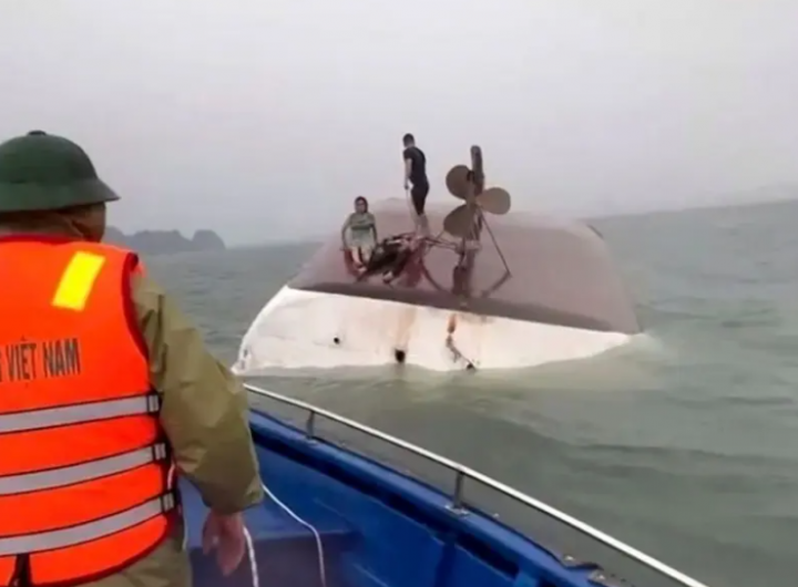 Kapal Wisata Vietnam Terbalik di Teluk Halong, 27 Orang Tewas