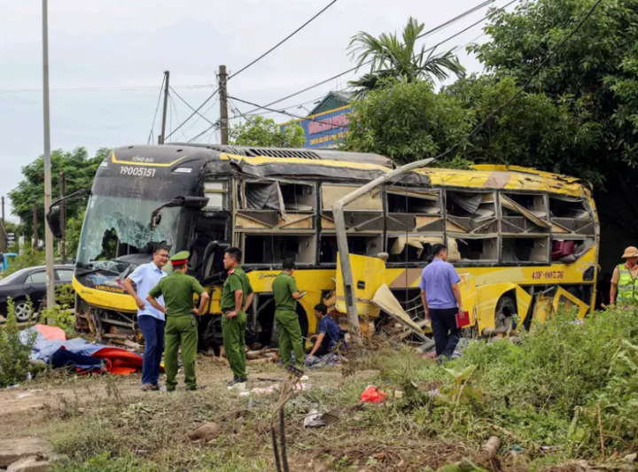 Kecelakaan Bus di Vietnam Tewaskan 10 Penumpang, Beberapa Lainnya Terluka