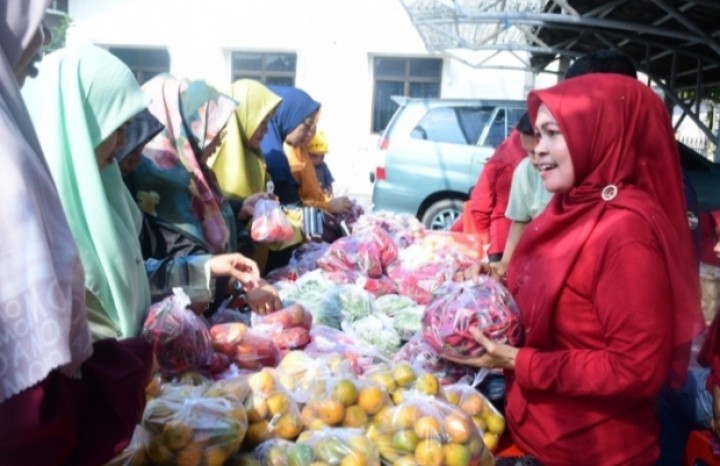 Hari Jadi ke 513 Bengkalis, Gerakan Pangan Murah Diserbu Warga