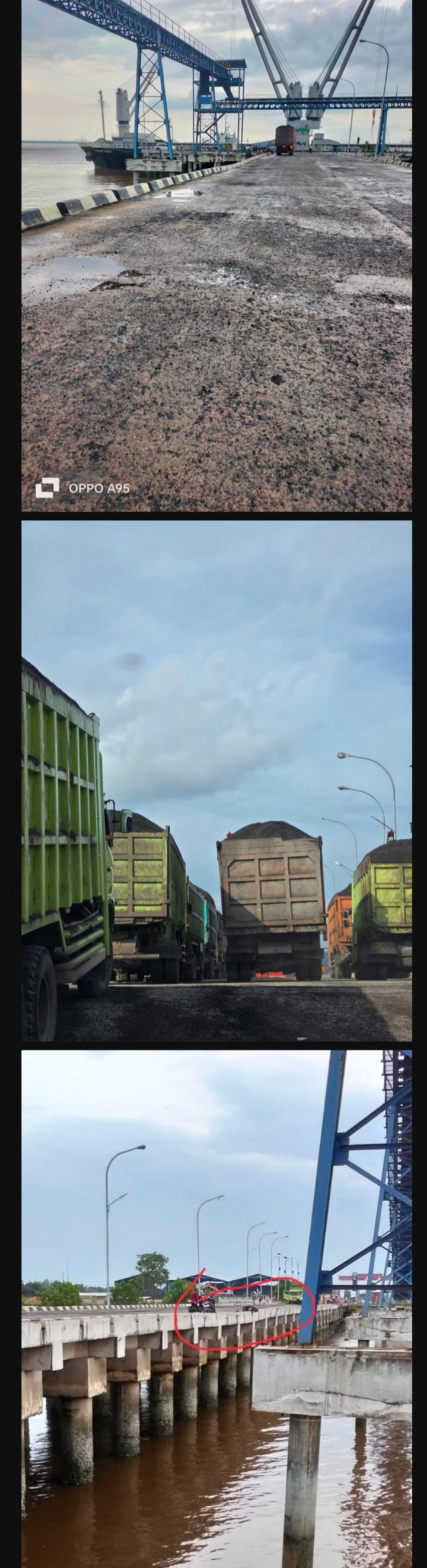 Kondisi infrastruktur tanjung Buton yang terancam rubuh