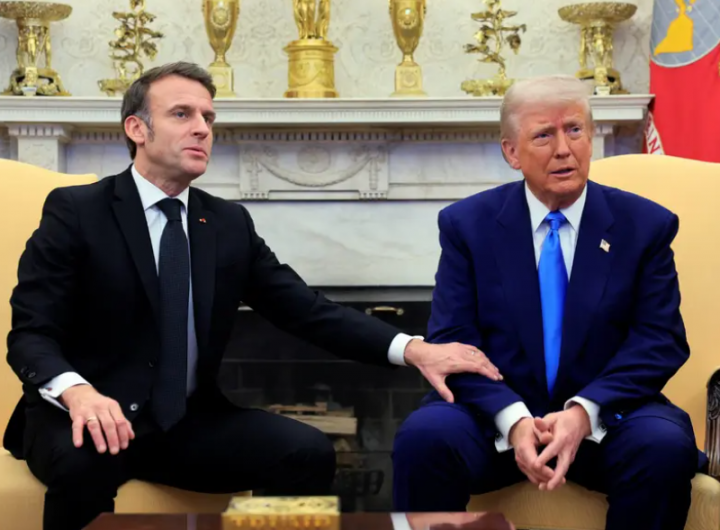 Emmanuel Macron dan Donald Trump /Reuters