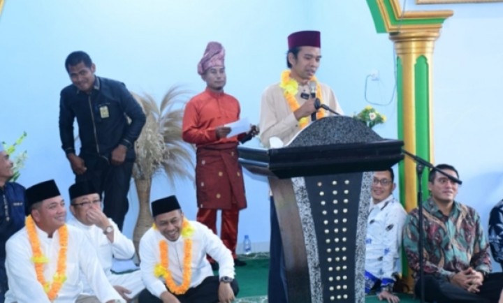 Mushalla Al Awwal Parit Bangkong Diresmikan UAS dan Wabup Bengkalis