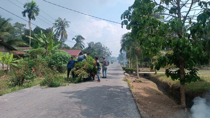 Sambut Hari Kemerdekaan RI ke 80, Warga Desa Simpang Ayam Goro Bersama