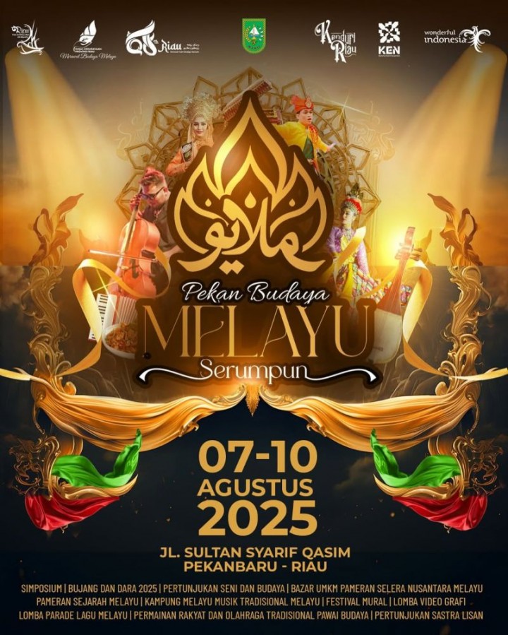 Ada Iyet Bustami! Cek Jadwal lengkap Pekan Budaya Melayu Serumpun HUT ke-68 Provinsi Riau
