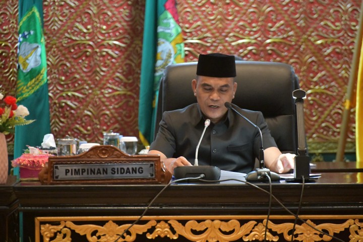 Dalam Paripurna Hari Jadi ke-68 Riau, Ketua DPRD Gaungkan Daerah Istimewa Riau