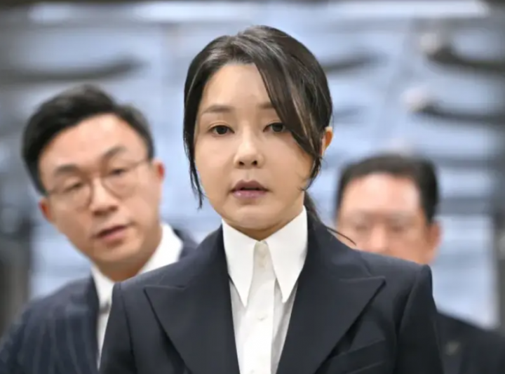 Mantan ibu negara Korea Selatan Kim Keon Hee /Reuters