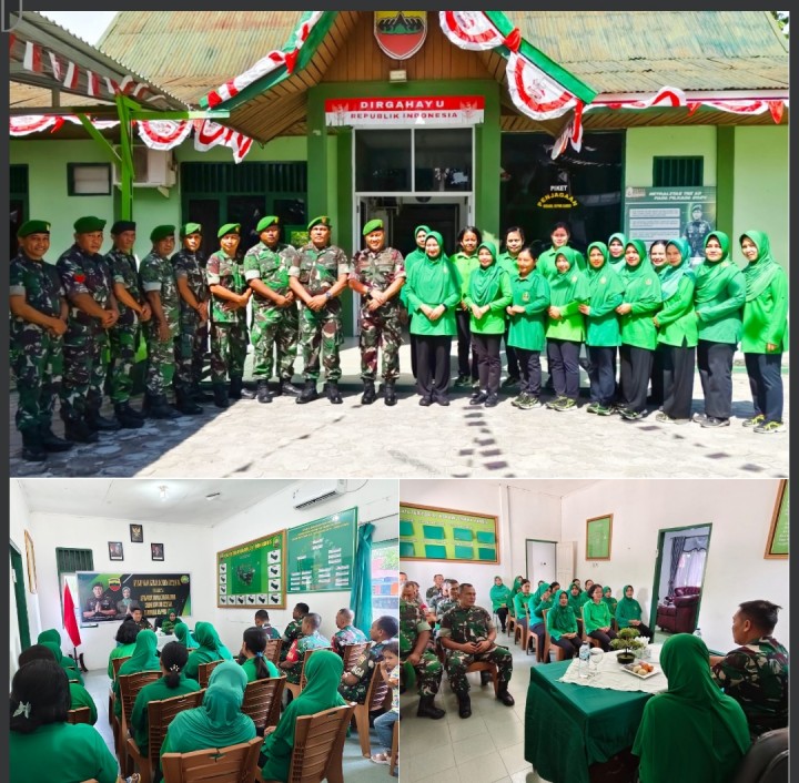 Dandim 0322/Siak Kunjungi Koramil 05/Pwk Kandis, Tekankan Kekompakan dan Dedikasi Prajurit