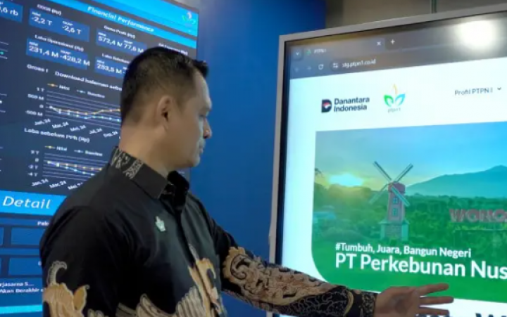 Perkuat Lini Bisnis Berbasis Digital, PTPN I Resmi Luncurkan Go Live Website