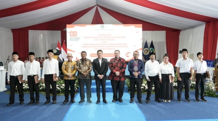 Ratusan Ribu Narapidana Terima Remisi di HUT RI ke-80 Tahun