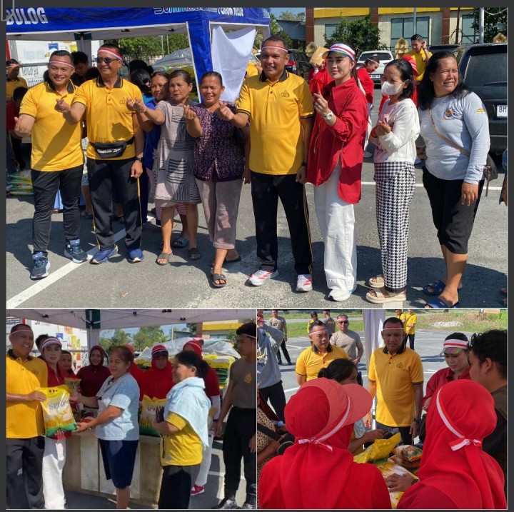 Gerakan Pangan Murah, Bulog dan Polri Hadirkan Senyum Warga Siak