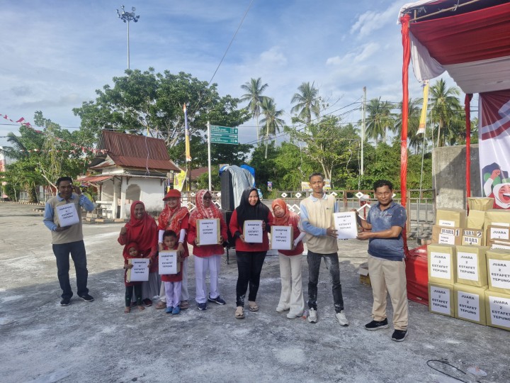 Semangat Kemerdekaan RI ke 80, PT BLJ (Perseroda) Bengkalis Gelar Berbagai Permainan Rakyat