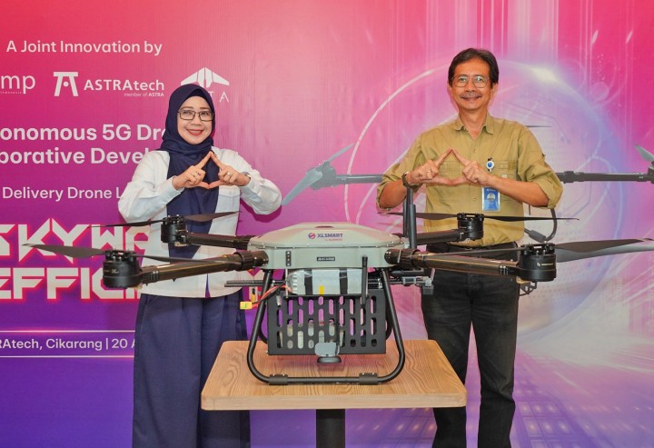 XLSMART dan ASTRAtech Luncurkan Inovasi Drone Otonom Berbasis 5G untuk Efisiensi Distribusi Manufaktur