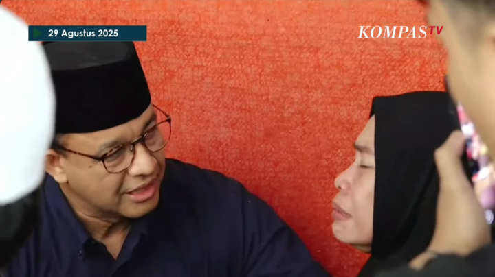 Anies Bsswedan-Pramono Anung Kunjungi Rumah Duka Affan Kurniawan Korban Tewas Tabrakan Mobil Brimob
