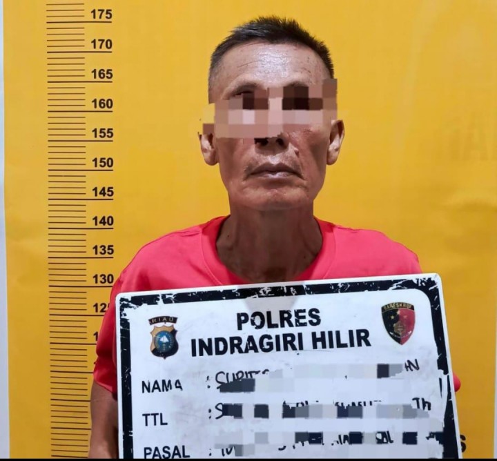Polsek Tempuling Amankan Warga Pembakar Lahan di Desa Harapan Jaya