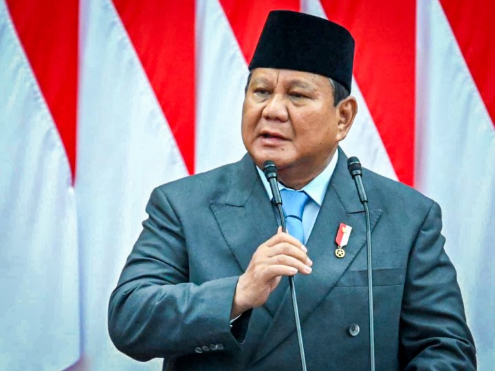 Presiden Prabowo Subianto. Sumber: Internet