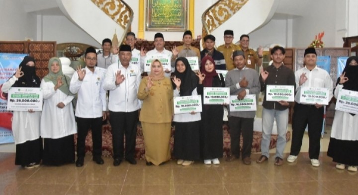 Wujudkan Mimpi ke Al-Azhar, Lima Anak Bengkalis Terima Beasiswa Penuh dari Baznas