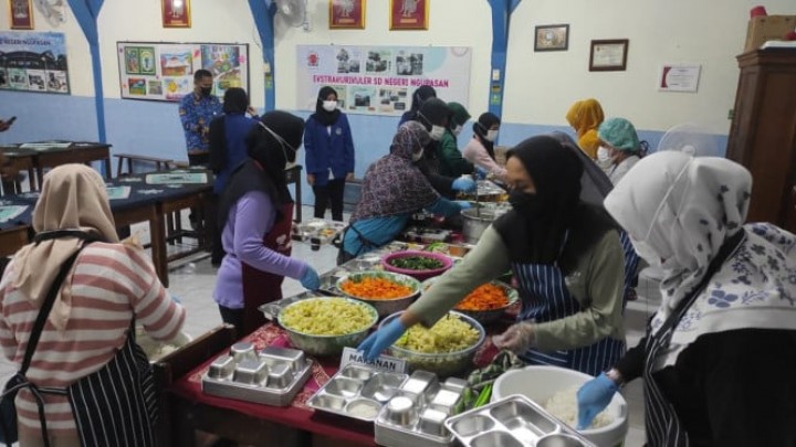 Selamat Tinggal Keracunan, SDN Ngupasan Jogjakarta Sukses Uji Coba Dapur Sekolah MBG