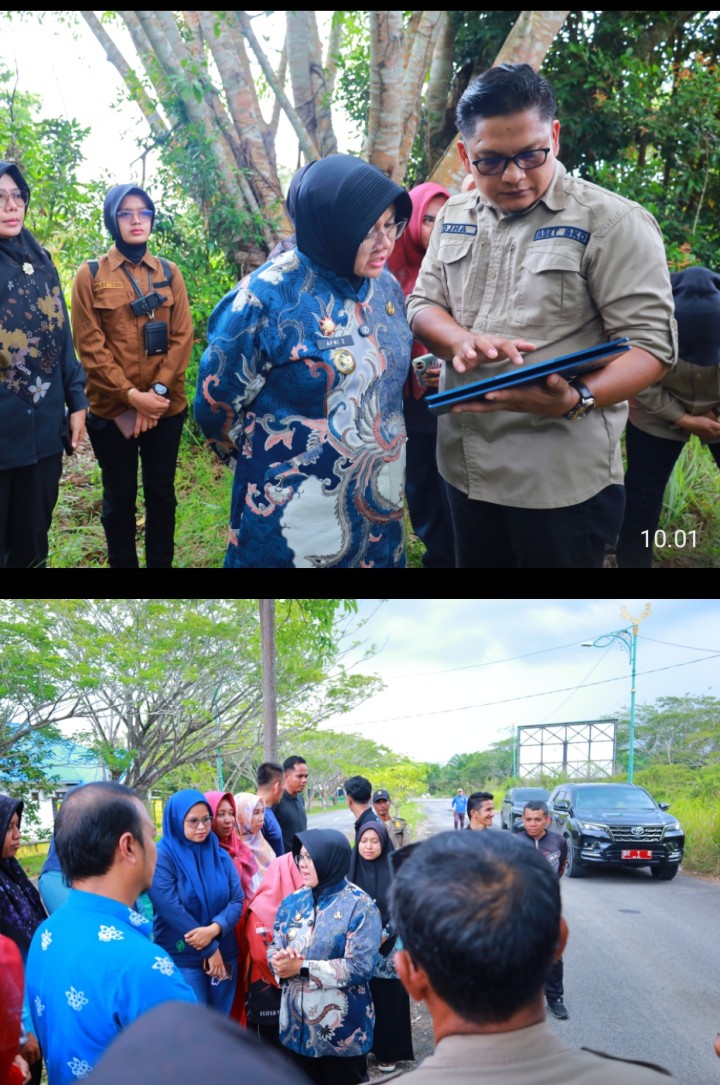 Berkunjung ke Pusako, Bupati Afni Terima Masukan Warga dan Tinjau Aset Daerah