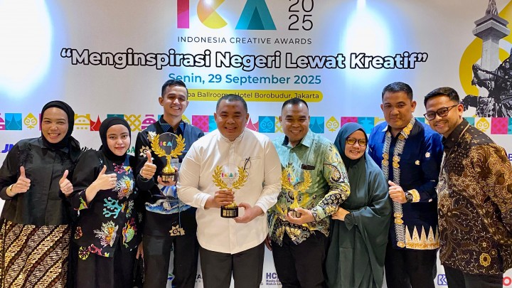  UMKM Binaan BRK Syariah Raih Penghargaan Indonesia Creative Awards 2025