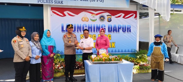 Polres Siak Resmikan Dapur SPPG, 384 Siswa SMP Islamic Center Nikmati Makan Bergizi Gratis