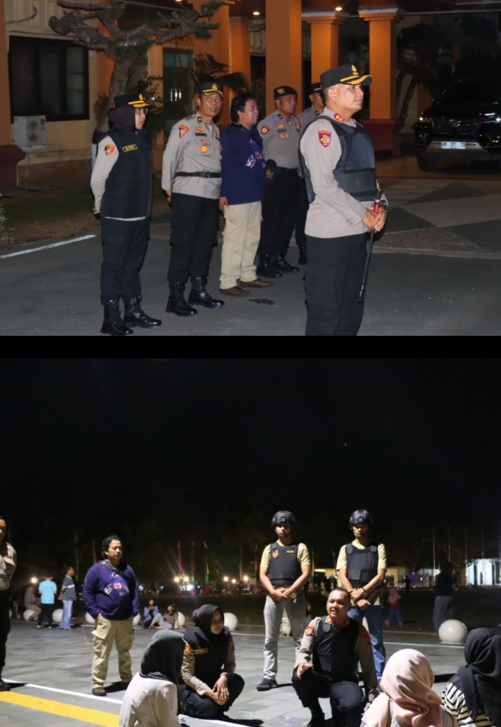 Polres Siak Gelar Patroli Blue Light dan TIM RAGA, Wujudkan Kamtibmas Aman Kondusif Sekaligus Sosialisasi Green Policing