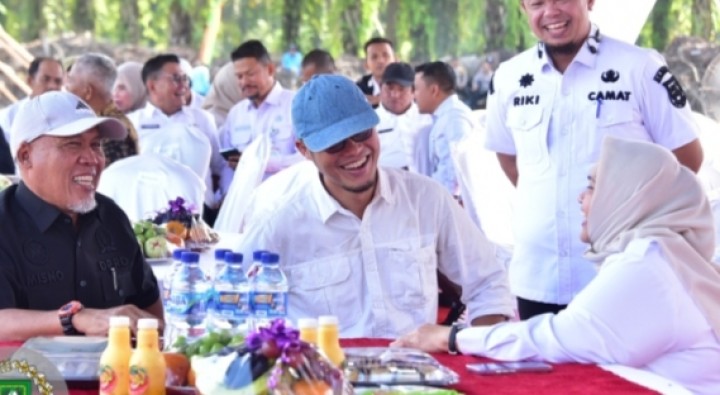 Anggota DPRD Bengkalis Hadiri Penanaman Ketahanan Pangan Kuarta IV Polri