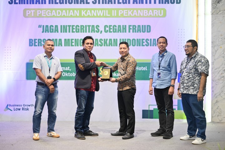 Pegadaian Kanwil II Pekanbaru Gelar Seminar Regional Anti Fraud 2025