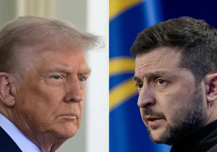 Presiden AS Donald Trump dan Presiden Ukraina Volodymyr Zelensky/ AFP