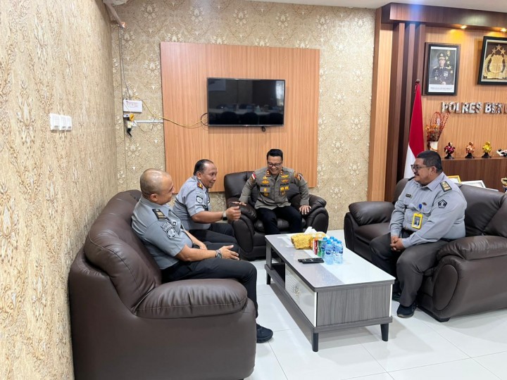 Perkuat Sinergitas, Kalapas IIA Bertemu Kapolres Bengkalis