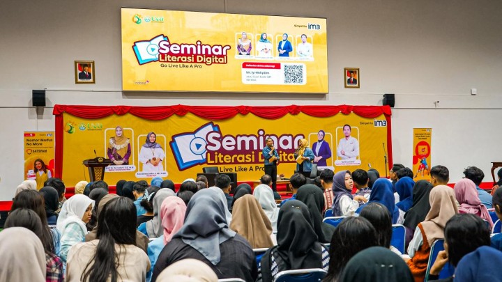 IM3 dan TikTok Gelar Seminar Digital untuk Mahasiswa UNRI, Dorong Jadi Kreator Profesional