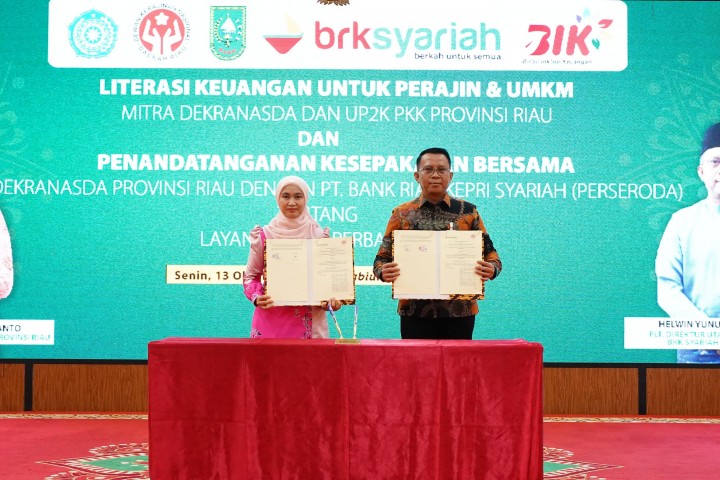 Kerja Sama Dekranasda Riau dengan BRK Syariah