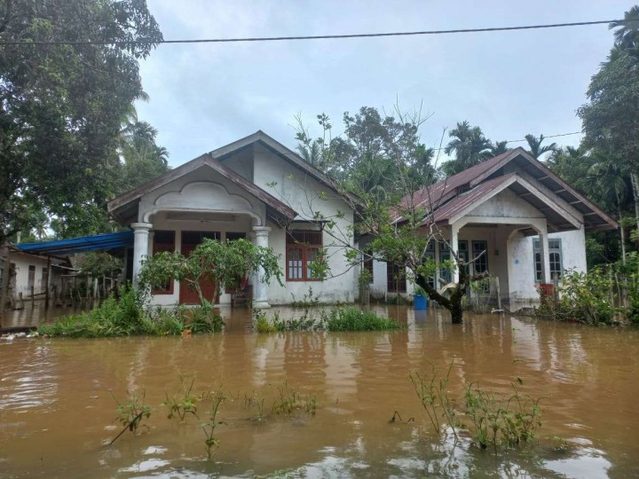 35 Desa di Aceh Jaya Dilanda Banjir, Ribuan Rumah Terdampak 