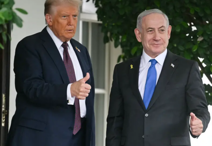 Presiden AS Donald Trump dan PM Israel Benjamin Netanyahu/ AFP