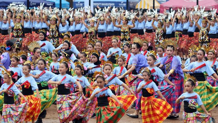 Penampilan 1.117 Penari Ayodya Pala di Depok Pecahkan Rekor Muri