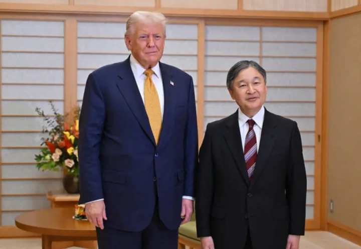 Donald Trump Disambut Meriah di Jepang, Bertemu Kaisar Naruhito