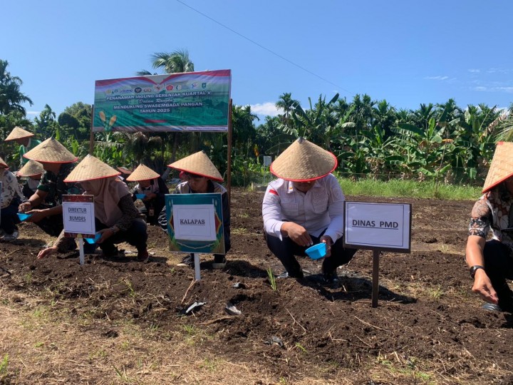 Lapas Bengkalis Ikuti Kegiatan Penanaman Jagung Serentak 
