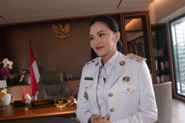 Gubernur Maluku Utara, Sherly Tjoanda. Sumber: tribunnews.com