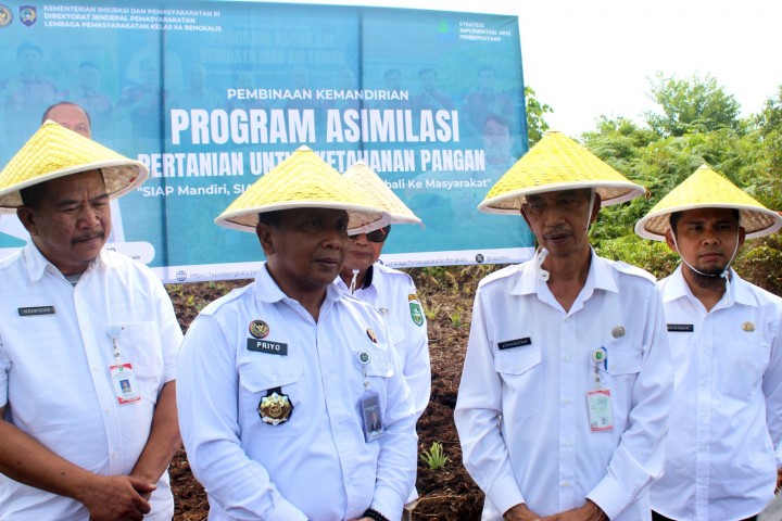 Lapas IIA dan Pemkab Bengkalis Wujudkan Pembinaan Ketahanan Pangan