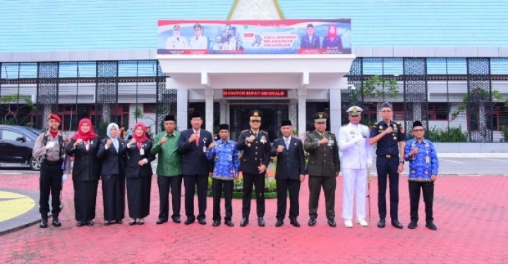 Pemkab Bengkalis dan Forkopimda Gelar Upacara Hari Pahlawan