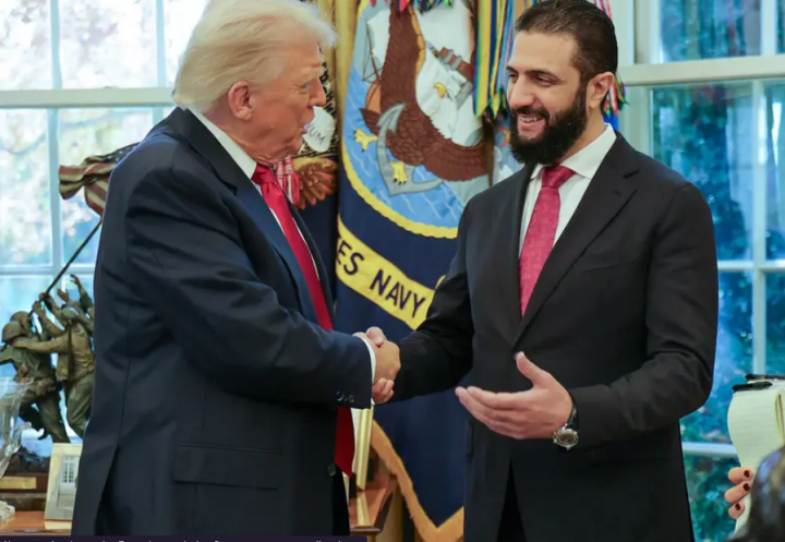 Trump menerima al-Sharaa Suriah di Gedung Putih/ AFP