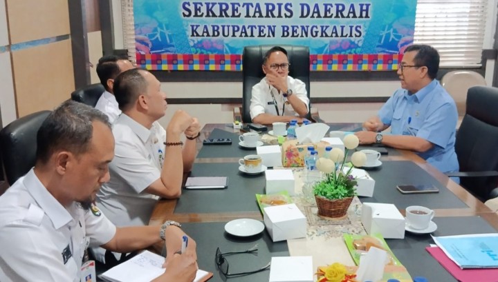 Pemkab Bengkalis Sambut Audiensi LPP RRI Pekanbaru